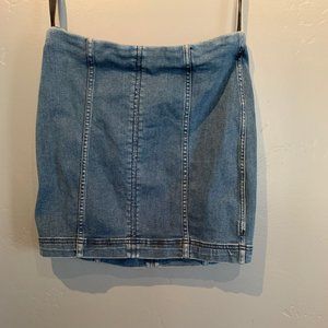 FREE PEOPLE denim skirt